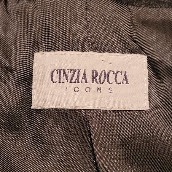 Cinzia Rocca Icons Wool Coat, Gray - Picture 6 of 7